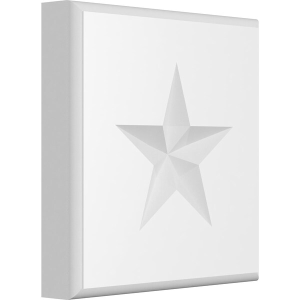 Ekena Millwork Standard Sedgwick Star Rosette With Rounded Edge, 6"W x 6"H x 1"P ROSP060X060X100SDG08 - main